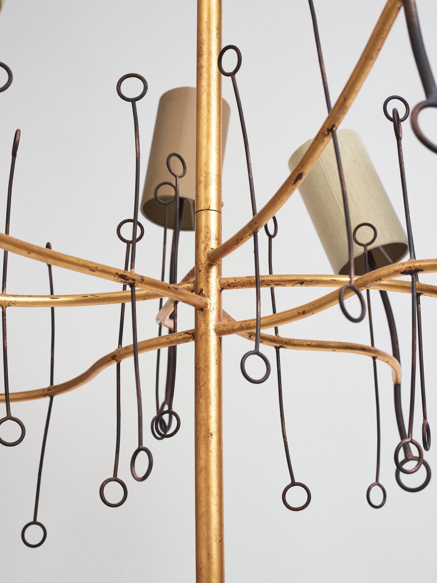 Gareth Devonald Smith, a "Lollipop Chandelier" ceiling lamp, Porta Romana, United Kingdom, post 2009.