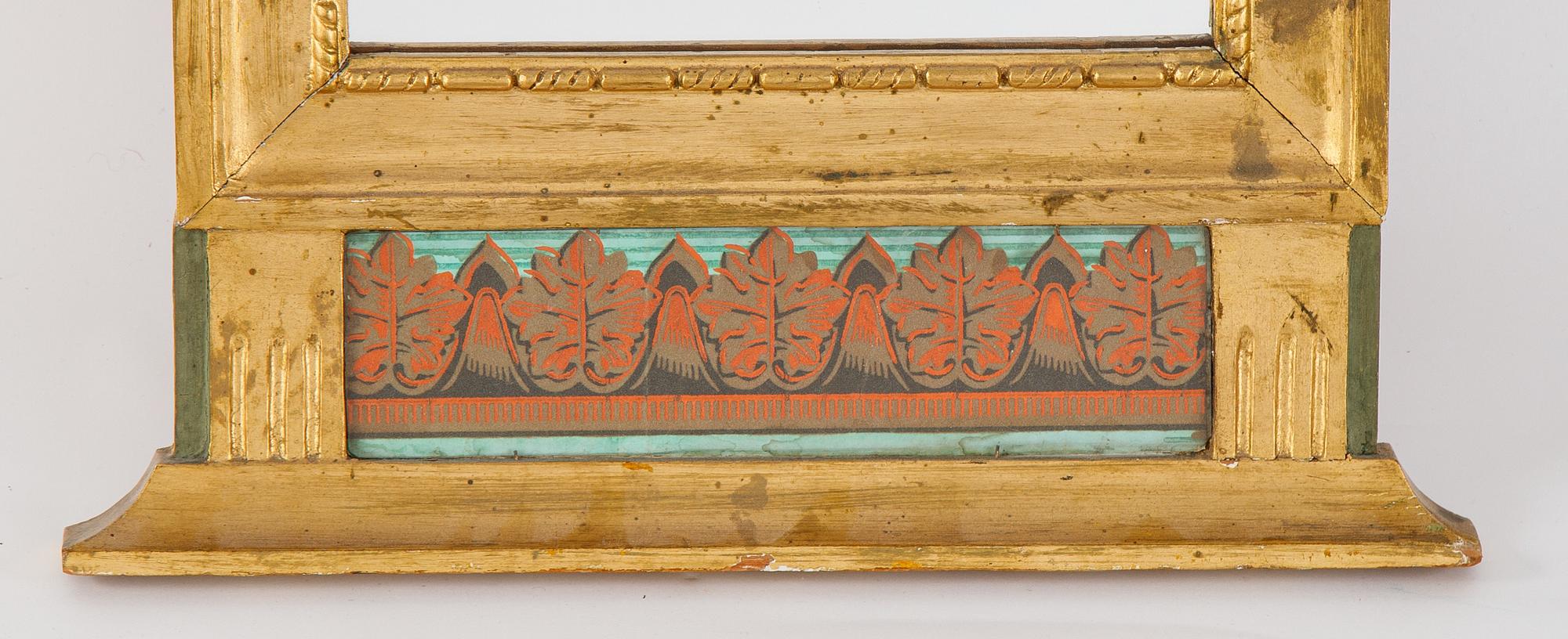 A mirror by Johan Engström, Hudiksvall, early 19th Century.