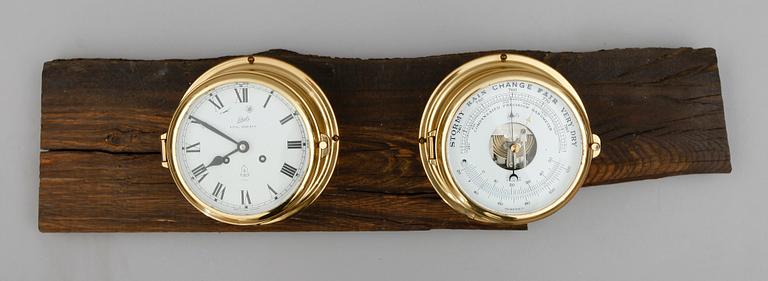 SKEPPSKLOCKA OCH BAROMETER, "Royal Mariner", Schatz.