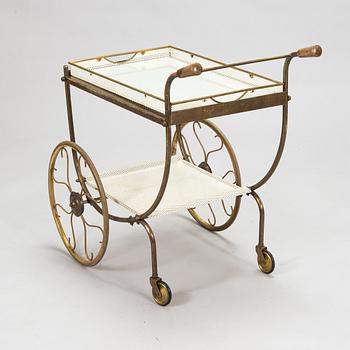 A mid-20th-century serving trolley.