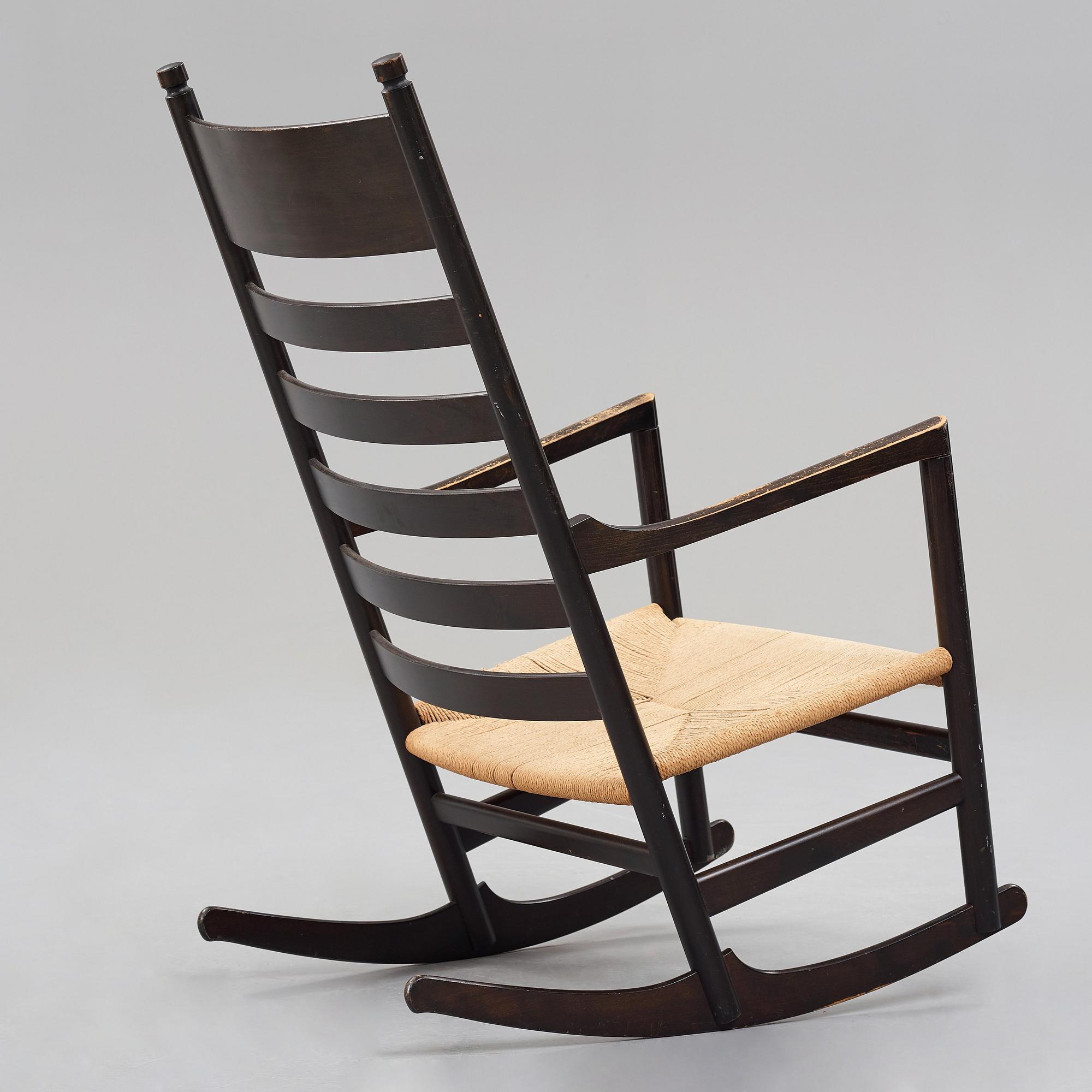 HANS J WEGNER, gungstol, "CH 45", Carl Hansen & Søn, Danmark, 1960-tal.