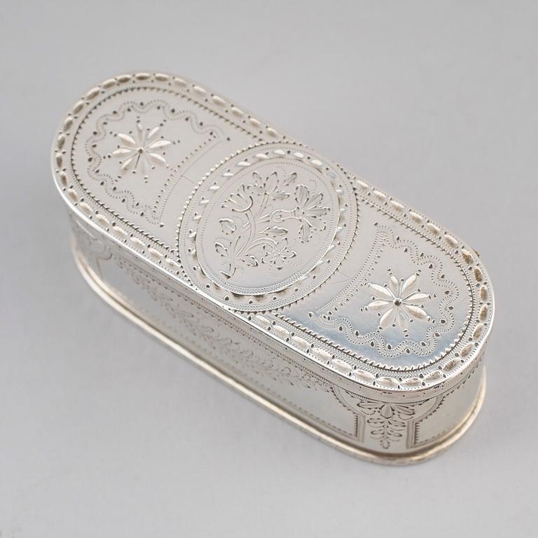 DOSA, silver, Belgien, 1800-talets första hälft. Vikt ca 120 gram.