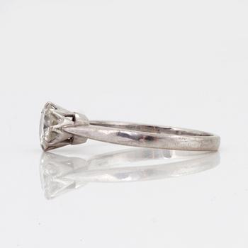 A 0,75 ct diamond ring. Quality approximately H/SI.