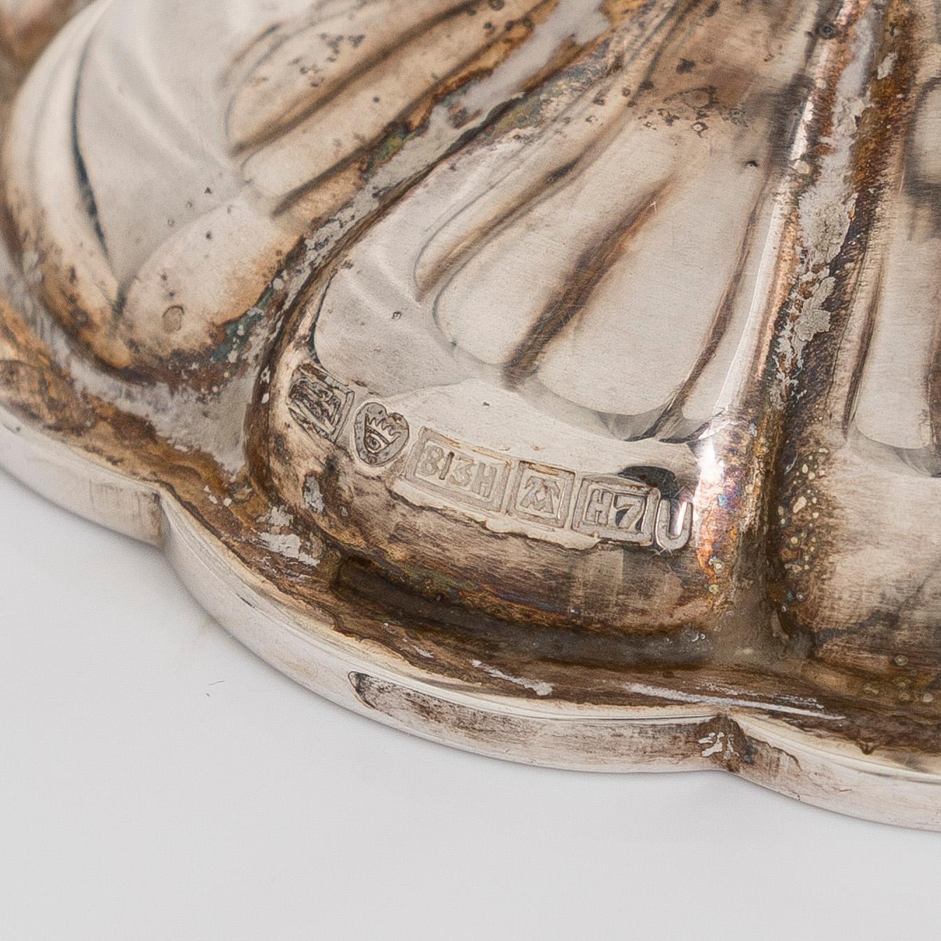 A three-piece silver coffee set, Kultakeskus Hämeenlinna, 1957-1961.