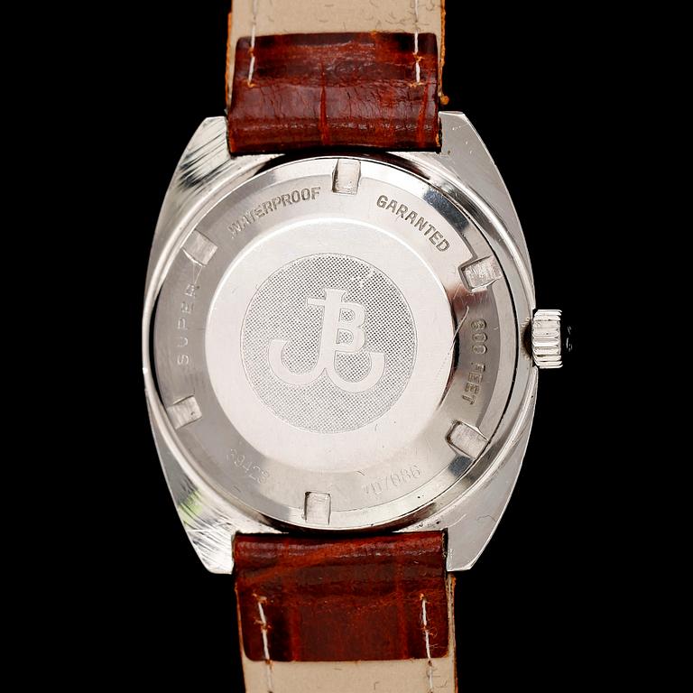 ARMBANDSUR, 2 st, automatic, Ernest Borel och Svalan Sportsman, 1900-talets andra hälft.