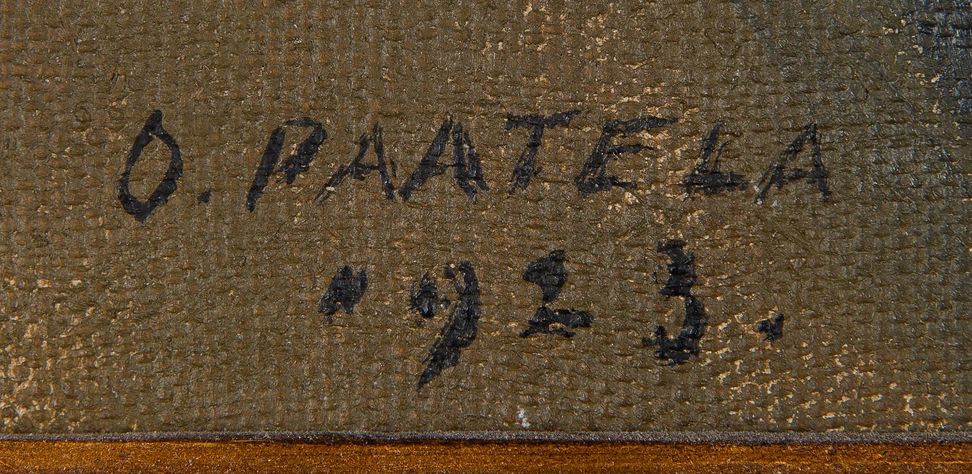 Oskari Paatela, Rovastin muotokuva (Adolf Broms).