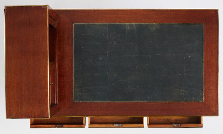 A late Gustavian style writing table, 19th century.