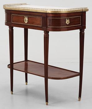 KONSOLBORD, s.k. Console dessert. Frankrike, 1700-talets slut. Louis XVI.