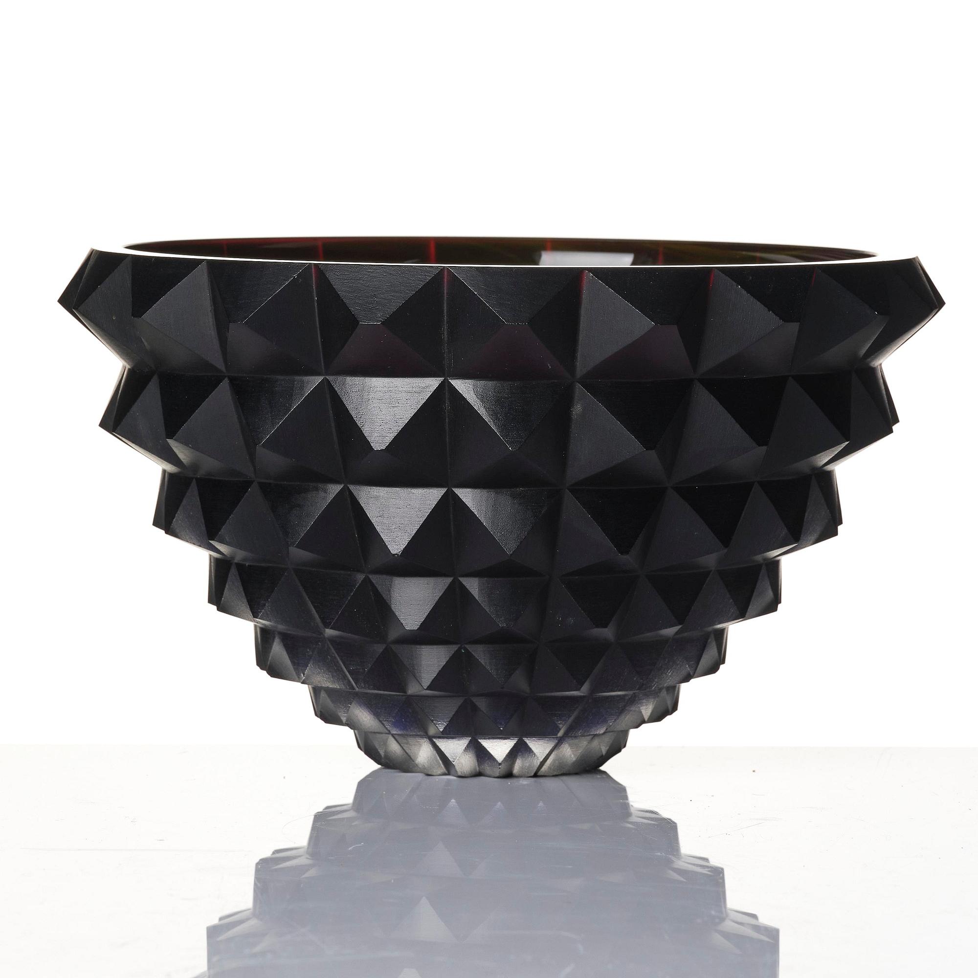 Mårten Medbo, skål, "Core", glas, Ajeto, Nový Bor, Tjeckien, 2010.