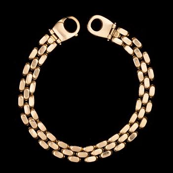 ARMLÄNK, 18K guld, Italien. Vikt 16,6 g.