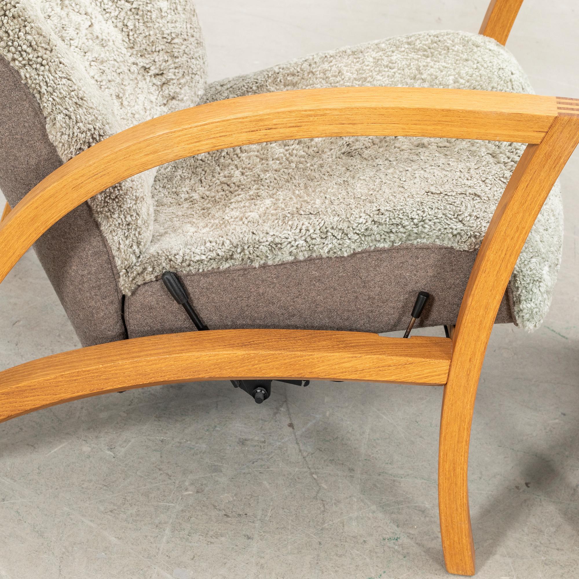 Fåtölj med fotpall, "Focus", Bröderna Andersson, 2000-tal.