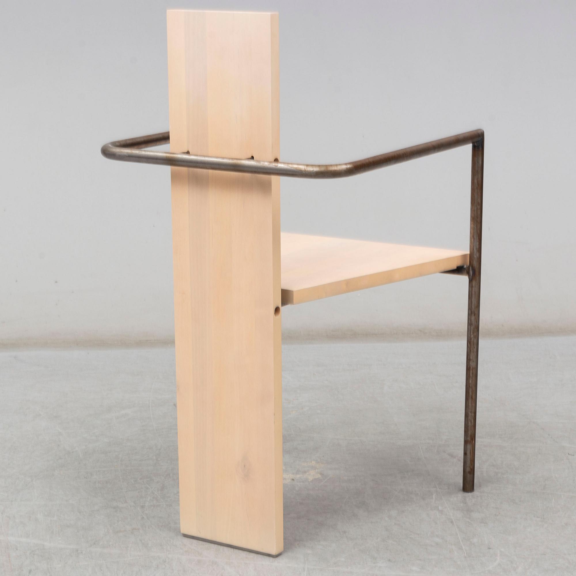 JONAS BOHLIN, a 'Concrete' arm chair, Källemo.