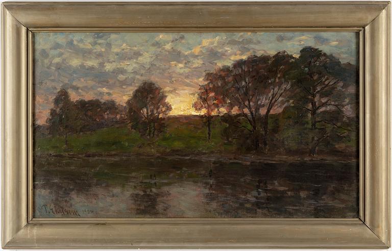 PER EKSTRÖM, oil on canvas, signed and dated 1904.