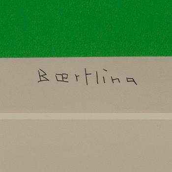 BAERTLING, silkscreen on paper, signed and dated 1970-74.
