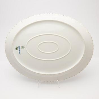 Serving dish, porcelain, Royal Copenhagen, "Musselmalet helblond", model 1149, 1969-1974.