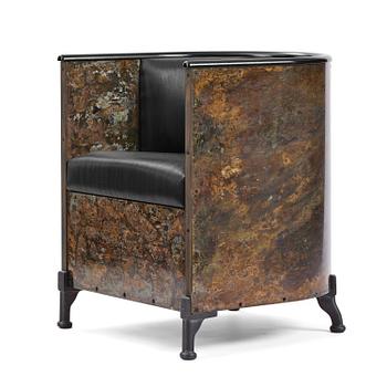 116. Mats Theselius, a "Järn/Tagel" armchair, ed. 11/49, Källemo, Värnamo, 2020.