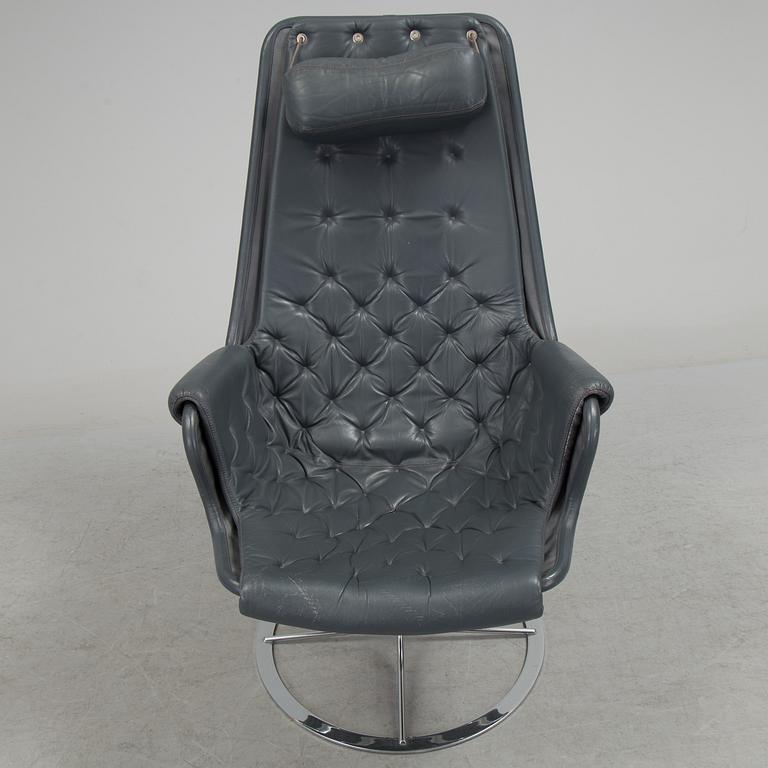 BRUNO MATHSSON, a leather upholstered 'Jetson' armchair from Dux, 1990's.