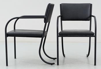A pair of Jonas Bohlin chairs.