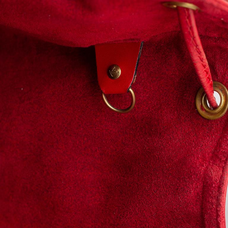 Louis Vuitton, a red Epi 'Noé' handbag, 1995.