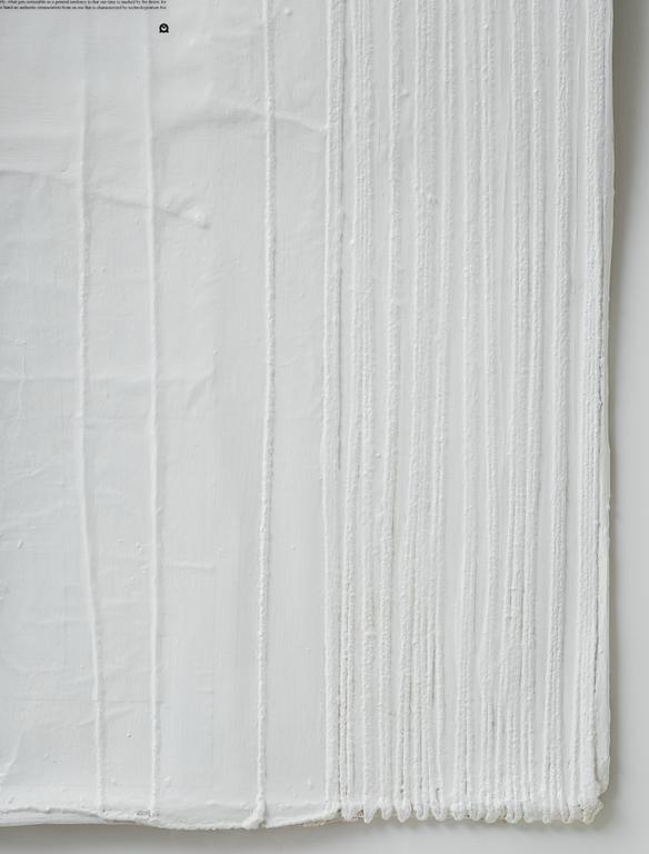 Veit Laurent Kurz, "Untitled #4 (Flag of Time Text Painting)".