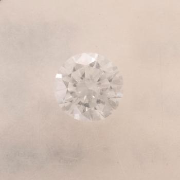 Loose round brilliant-cut diamond 0.51 ct with accompanying HRD certificate 1987.