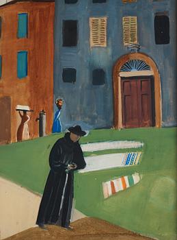 Leander Engström, Stadsbild, Assisi.