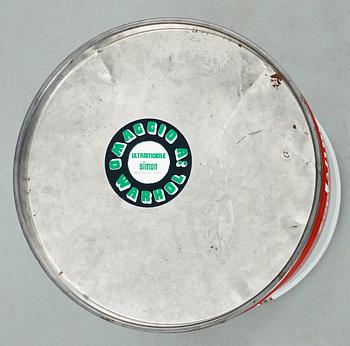 SIMON GAVINA, pall, "Omaggio ad Andy Warhol", Ultramobile Collection, Studio Simon, Bologna, Italien efter 1973.