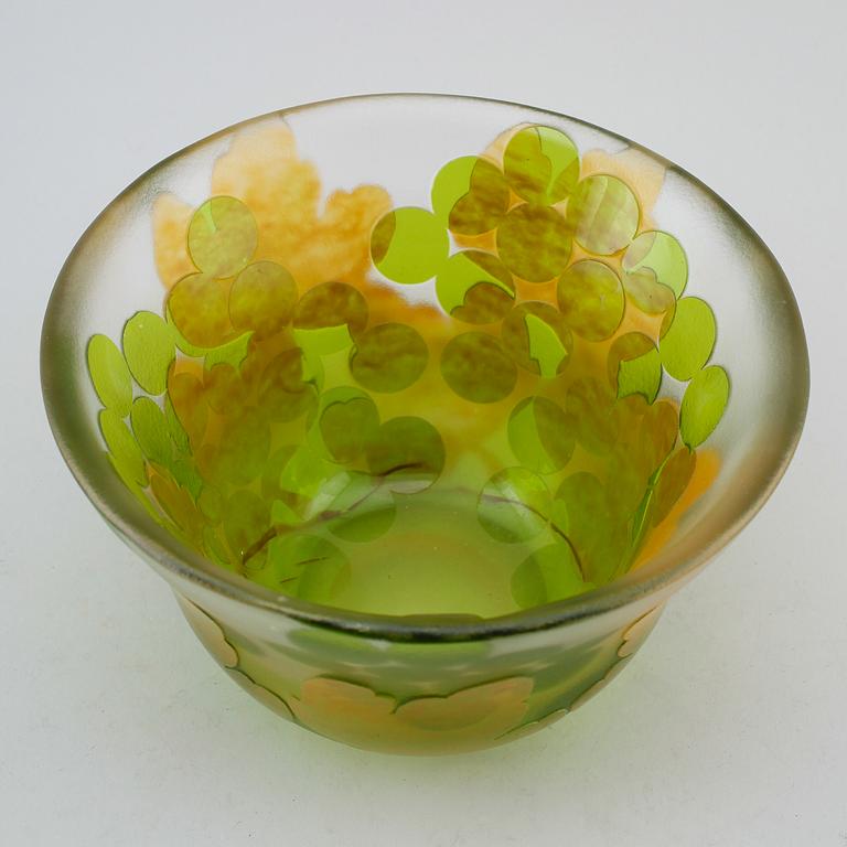 SKÅL, konstglas, Paul Hoff, Kosta.