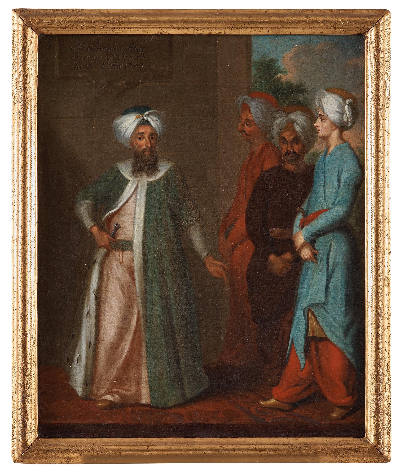 Georg Engelhard Schröder, Mustafa Aga in Stockholm 1727.