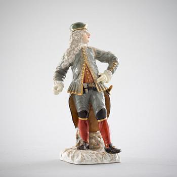 FIGURIN, porslin, Meissen.