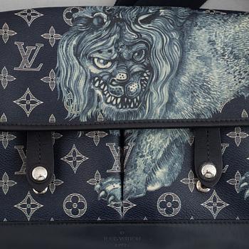 Louis Vuitton X Chapman Brothers, väska, "Encre Savane Messenger Bag", 2017.