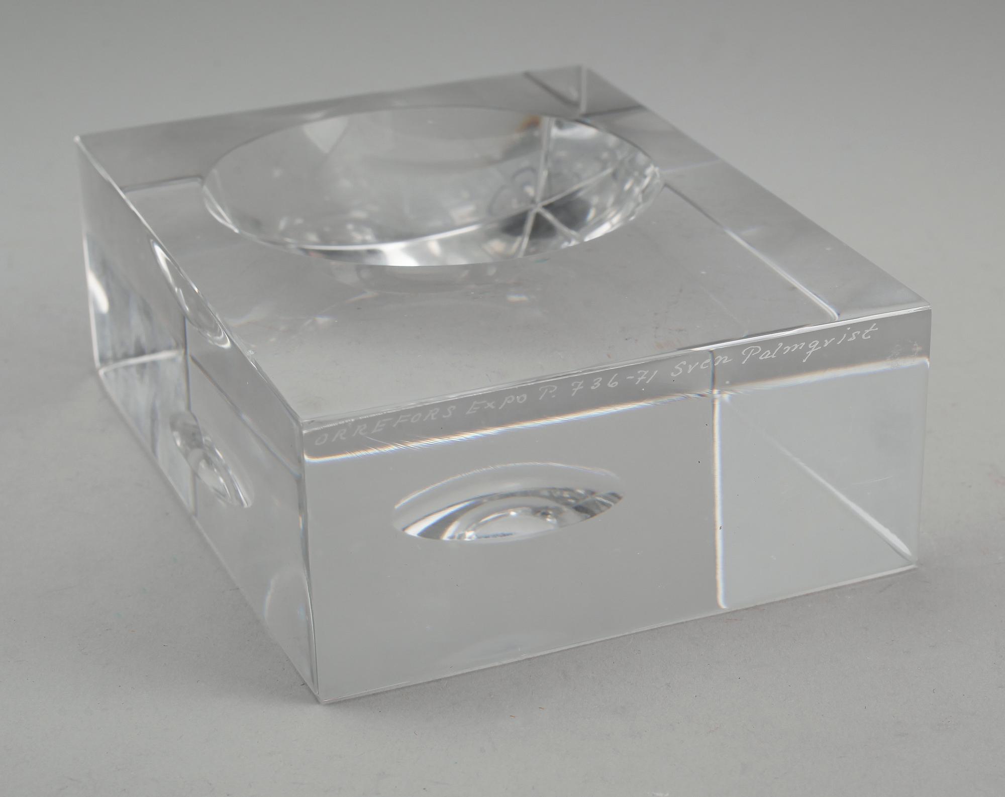 SKULPTUR, glas, Sven Palmqvist, Expo, Orrefors.