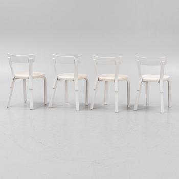 Alvar Aalto, stolar, 4 st, modell 69, Artek, Finland.