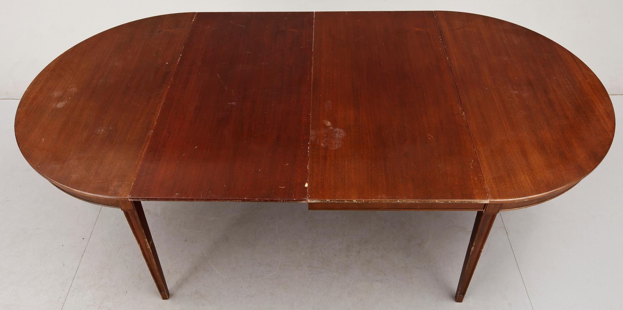 MATSALSBORD, 1900-talets mitt.