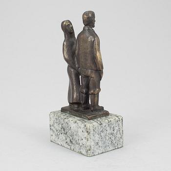 AXEL OLSSON, skulptur, brons, signerad.
