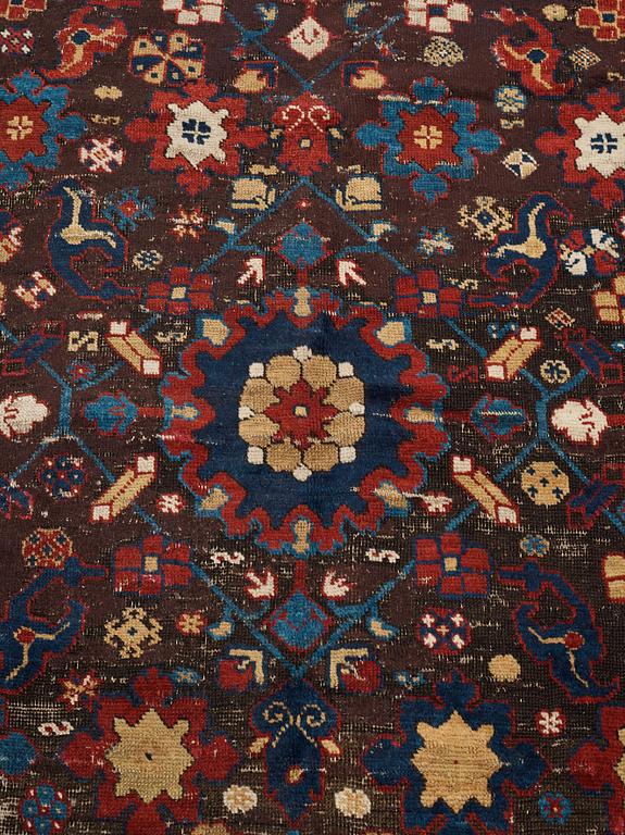 A CARPET FRAGMENT, an antique Karabagh 18th century, ca 293-300,5 x 202,5-205,5 cm.