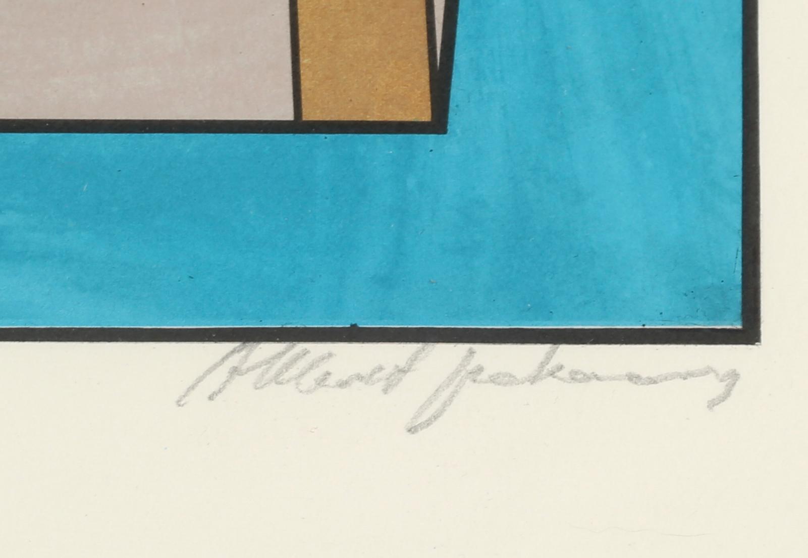 ALBERT JOHANSSON, litografi, signerad och numrerad 82/180.