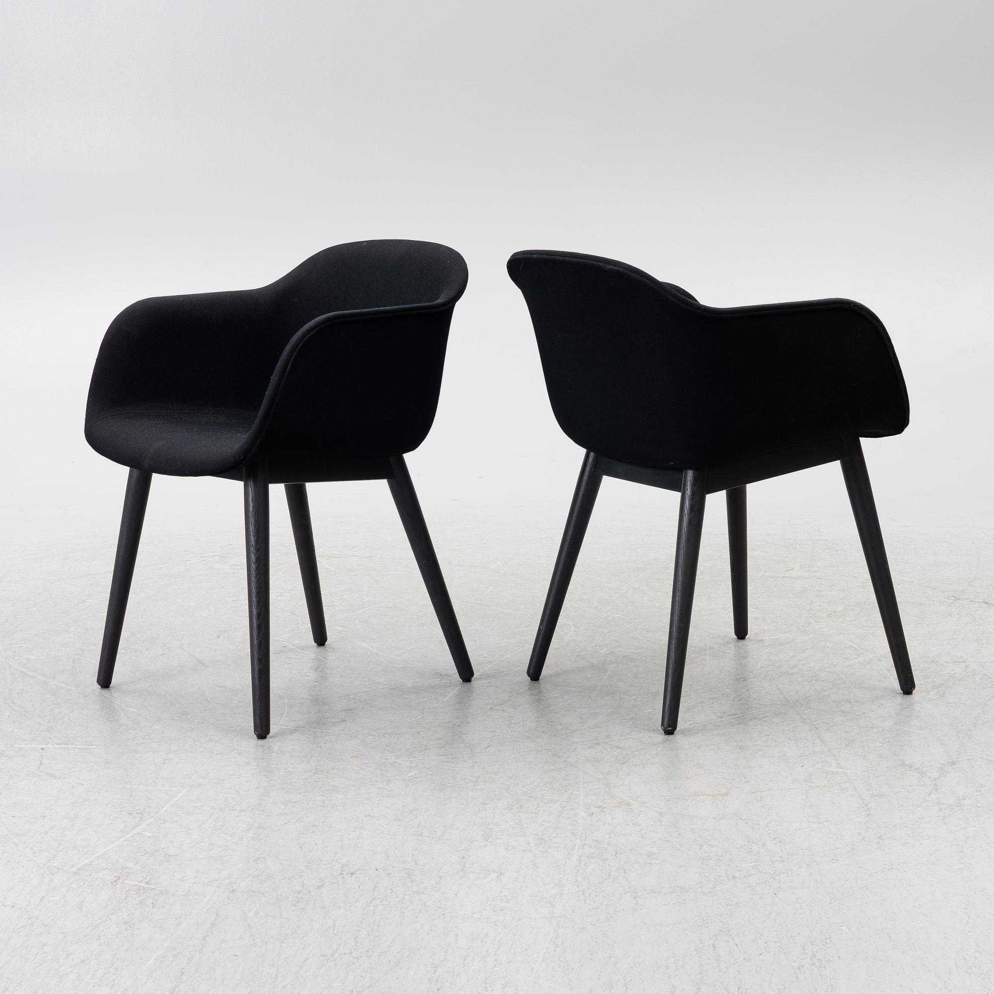 Stolar, 4 st, "Fiber armchair", Iskos-Berlin, Muuto.