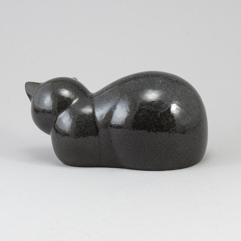 LISA LARSON, figurin, stengods, "Moses", Gustavsberg, signerad.