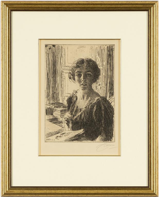 Anders Zorn, "Kronprinsessan Margareta".