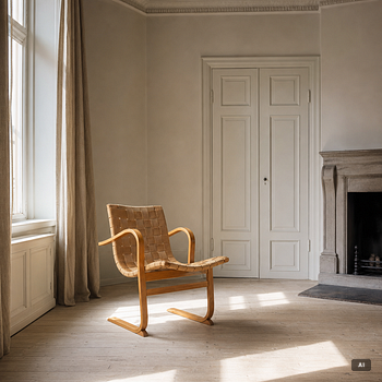 G. A. Berg, a "Tösen" easy chair, Stockholm, 1940s.