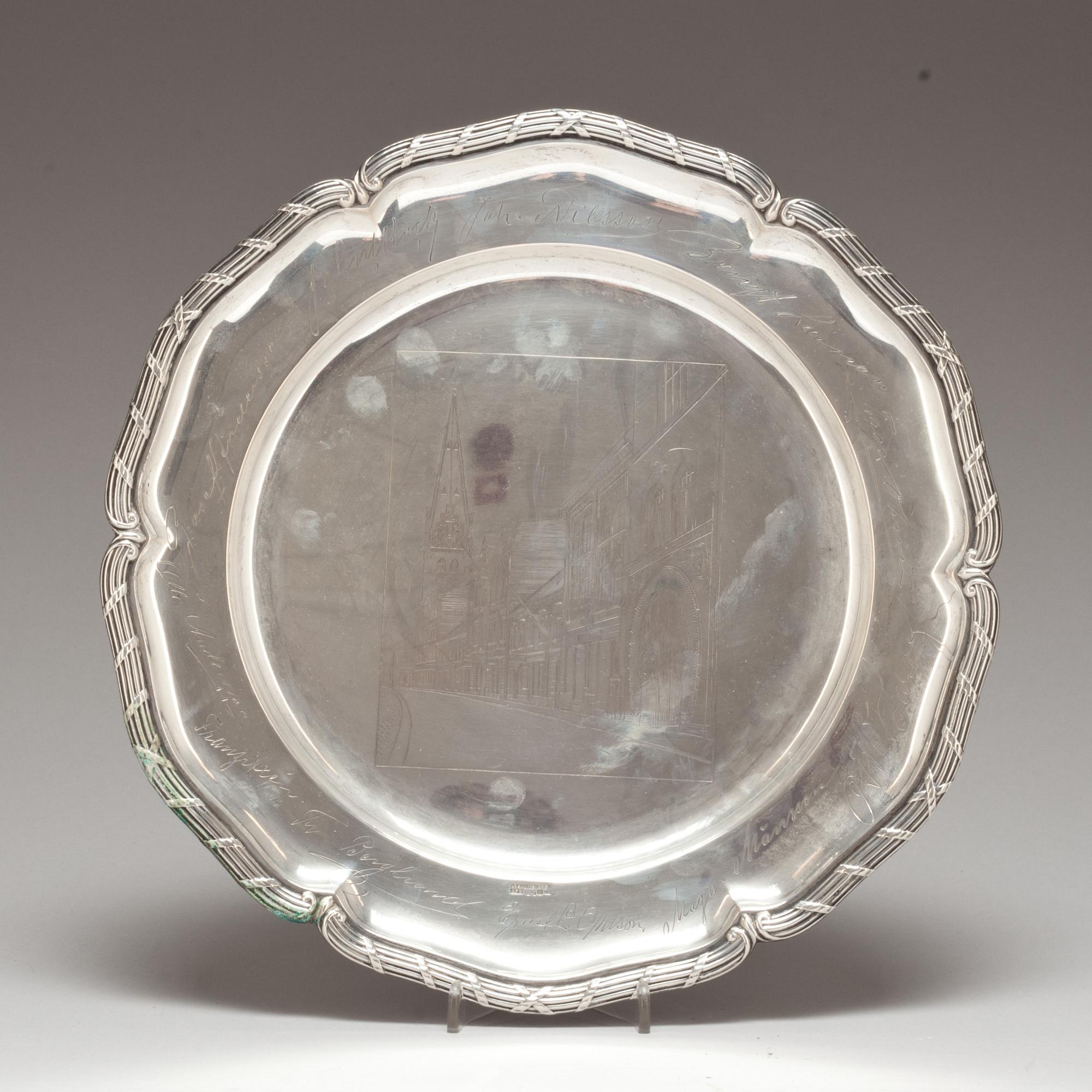 FAT, silver, G F Hallengren, Malmö, 1929. Vikt ca 570 g.