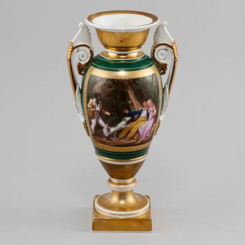URNA, porslin, empire, 1800-talets första hälft.