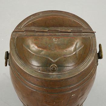 VATTENTUNNA, koppar, 1800-tal.