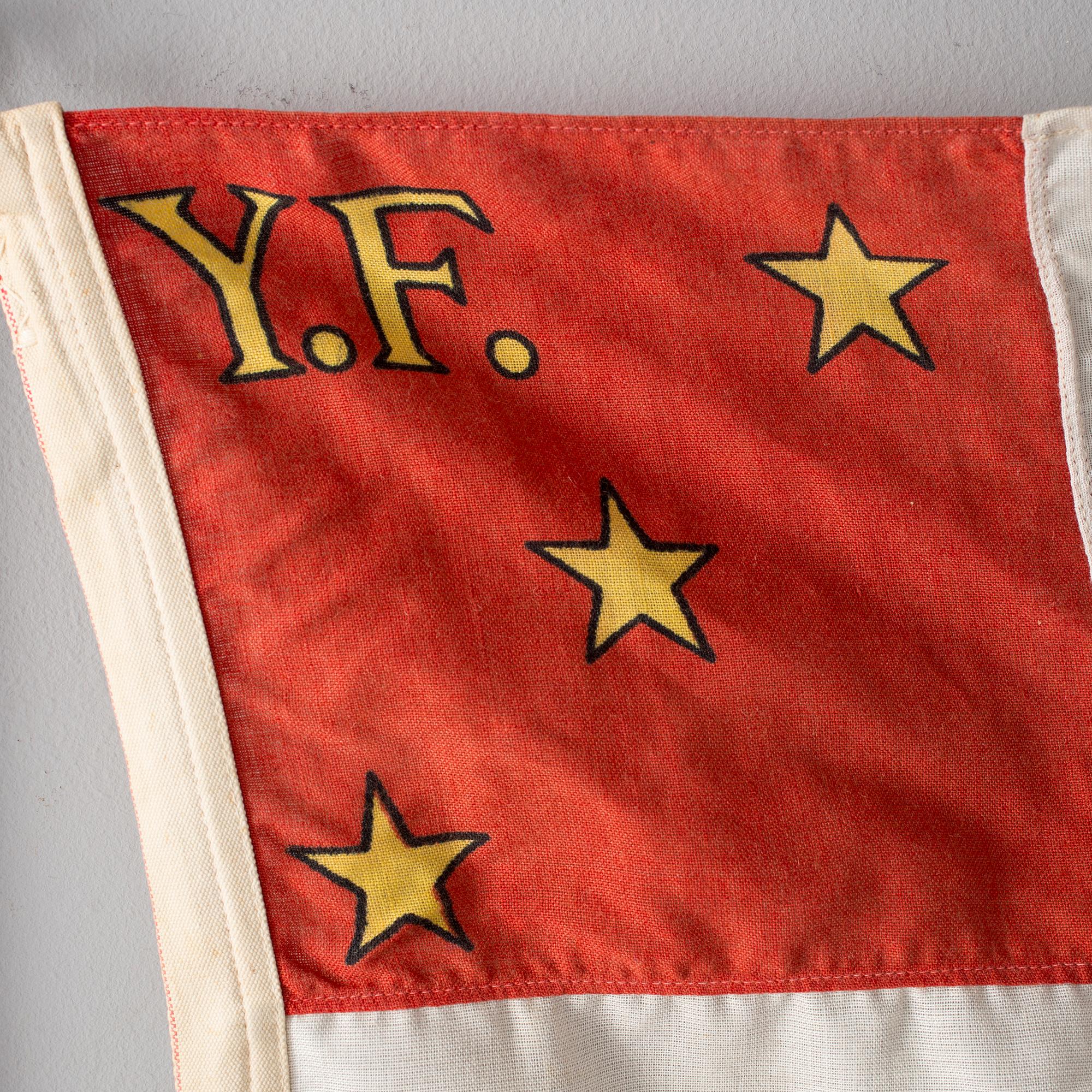 A second half of the 20th century Yacht Flag" from the Royal Danish Yacht Club.