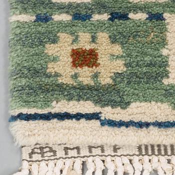 Märta Måås-Fjetterström, A CARPET. "Ängarna". Knotted pile. 197,5 x 155 cm. Signed AB MMF.
