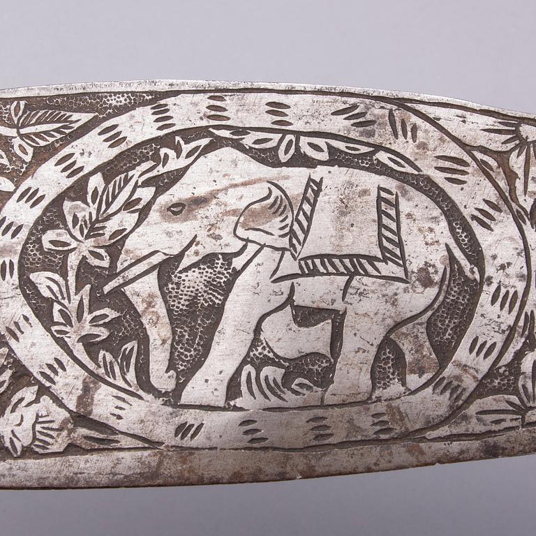 KNIV, Kukri, norra Indien, sekelskiftet 1800/1900.
