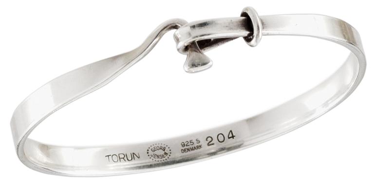 Vivianna Torun Bülow-Hübe, VIVIANNA TORUN BÜLOW HÜBE, armring, Georg Jensen, Köpenhamn 1945-77, sterling.