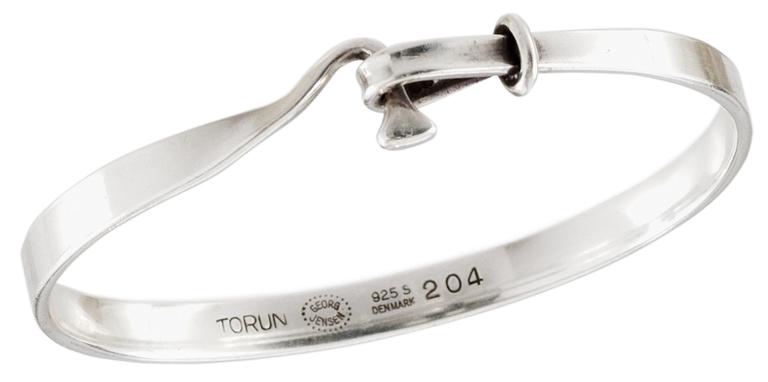 Vivianna Torun Bülow-Hübe, A Torun Bülow Hübe sterling bracelet, Georg Jensen, Copenhagen 1945-77.