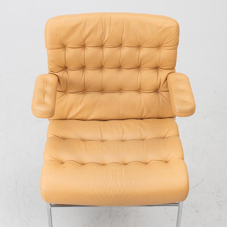 Bruno Mathsson, Armchairs, a pair, "Birgitta", Dux.